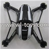 UDI U27 U927 RC Quadcopte parts-03 Upper Main body frame with sheel cover-Black