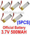 Holy Stone U818A Parts-24 Official 3.7v 500mah battery(5pcs),Holy Stone U818A Quadcopter parts,U818A rc Drone spare parts