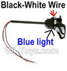 Holy Stone U818A Parts-40 Reversing-rotating Motor Assembly with Black and White wire(Blue Light),Holy Stone U818A Quadcopter parts,U818A rc Drone spare parts