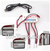 UDI U919 U919A Parts-15 Upgrade 1-to-3 charger with balance charger & 3pcs Battery for UDIR/C U919 U919A Quadcopter parts,rc Drone spare parts