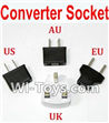 UDI U919 U919A Parts-20 Standard Adapter Universal Converter Socket(You can choose AU,US,EU,UK Version) for UDIR/C U919 U919A Quadcopter parts,rc Drone spare parts