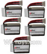UDI U945 U945A Parts-05 Official 7.4v 350mah battery(5pcs) For UDIR/C U945 U945A Six-axis aircraft Parts,rc Quadcopter drone parts