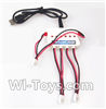 UDI U945 U945A Parts-06 Upgrade 1-to-3 charger with balance charger For UDIR/C U945 U945A Six-axis aircraft Parts,rc Quadcopter drone parts