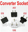 UDI U945 U945A Parts-10 Standard Adapter Universal Converter Socket(You can choose AU,US,EU,UK Version) For UDIR/C U945 U945A Six-axis aircraft Parts,rc Quadcopter drone parts