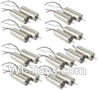 UDI U945 U945A Parts-19 Reversing-rotating Motor with Black and white wire(9pcs) & rotating Motor with red and Blue wire(9pcs) For UDIR/C U945 U945A Six-axis aircraft Parts,rc Quadcopter drone parts