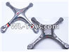 UDIRC-i350H Spare Parts-01 Upper and bottom shell cover-Silver,UDIR/C i350H rc Quadcopter parts,i350H rc Drone spare parts Accessories