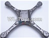 UDIRC-i350H Spare Parts-03 bottom shell cover-Silver,UDIR/C i350H rc Quadcopter parts,i350H rc Drone spare parts Accessories