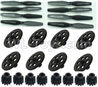 Visuo XS809HW XS809W Parts-Main gear Parts(8pcs)+ Motor Gear(8pcs)+Propellers(8pcs)