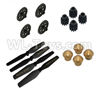 Visuo XS809HW XS809W Parts-Propelers Parts(4pcs)+Main gear(4pcs)+ Motor Gear(4pcs)+Propellers fasen hat(4pcs)