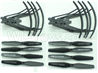 Visuo XS812 Outer frame Parts(4pcs)+ Motor(8pcs)+ Propellers(8pcs)