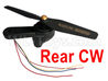 Visuo XS812 Rear CW Motor assembly Parts(Include the Swing Arm,blades,motor,main gear,shaft etc.)