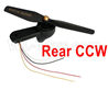 Visuo XS812 Rear CCW Motor assembly Parts(Include the Swing Arm,blades,motor,main gear,shaft etc.)