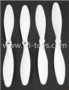 WLtoys V393 RC Quadcopter parts-07 Official Main rotor blades(4pcs-2x Clockwise and 2x Counterclockwise)-White