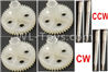 Wltoys Q373 Q373-B-E-C Parts-11-03 Main gear(4pcs),Iron shaft-4pcs-(2X CW and 2X CCW Thread),Wltoys Q373 Q373-B Q383-E Q383-C RC Hexacopter Quadcopter Drone Spare Parts Accessories,Wltoys Model Q373 Replacement Accessories