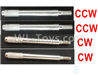 Wltoys Q373 Q373-B-E-C Parts-11-04 Q323-13-02 Iron shaft-4pcs-(2X CW and 2X CCW Thread),Wltoys Q373 Q373-B Q383-E Q383-C RC Hexacopter Quadcopter Drone Spare Parts Accessories,Wltoys Model Q373 Replacement Accessories