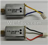 Wltoys Q373 Q373-B-E-C Parts-24-02 Reversing-rotating Motor with Black and Yellow wire(1pcs) & rotating Motor with red and Black wire(1pcs),Wltoys Q373 Q373-B Q383-E Q383-C RC Hexacopter Quadcopter Drone Spare Parts Accessories,Wltoys Model Q373 Replaceme