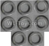 Wltoys Q373 Q373-B-E-C Parts-27-02 Q303-19 Gasket(8pcs),Wltoys Q373 Q373-B Q383-E Q383-C RC Hexacopter Quadcopter Drone Spare Parts Accessories,Wltoys Model Q373 Replacement Accessories