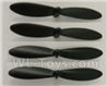 Wltoys Q676 Parts-03-01 Propellers,Main rotor blades(4pcs),Wltoys Q676 RC Quadcopter Drone Spare Parts Accessories,Wltoys Model Q676 Replacement Accessories