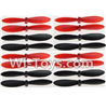 Wltoys Q242 Q242G DQ242 Q242K Parts-06 Propellers,Main rotor blades(16pcs-8X Red,8X Black) For WLTOYS DQ242 Q242 Q242G Q242K RC Quadcopter parts RC Drone parts