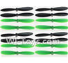 Wltoys Q242 Q242G DQ242 Q242K Parts-07 Propellers,Main rotor blades(16pcs-8X Green,8X Black) For WLTOYS DQ242 Q242 Q242G Q242K RC Quadcopter parts RC Drone parts