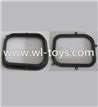 Wltoys Q202 Quadcopter parts-67 Soft rubber for the Upper and Bottom cover(Total 2pcs)
