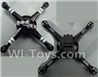 Wltoys Q222K Q222G Parts-02 Upper and Bottom shell cover-Black,Wltoys Q222K Q222G RC Drone Spare parts,Q222K RC Quadcopter Accessories,Q222G headless mode Replacement parts