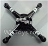 Wltoys Q222K Q222G Parts-05 Upper shell cover-Black,Wltoys Q222K Q222G RC Drone Spare parts,Q222K RC Quadcopter Accessories,Q222G headless mode Replacement parts