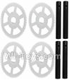 Wltoys Q222K Q222G Parts-18 Main gear(4pcs) & Carbon rod for the Main gear(4pcs),Wltoys Q222K Q222G RC Drone Spare parts,Q222K RC Quadcopter Accessories,Q222G headless mode Replacement parts