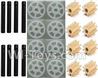 Wltoys Q222K Q222G Parts-19 Main gear(8pcs) & Small coper gear for Motor(8pcs) & Carbon rod for the Main gear(8pcs),Wltoys Q222K Q222G RC Drone Spare parts,Q222K RC Quadcopter Accessories,Q222G headless mode Replacement parts