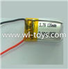 Wltoys Q272 Parts-04 Official 3.7v 120mah Battery Wl toys Q272 RC Quadcopter Q272 UFO Parts