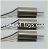Wltoys Q272 Parts-07 Main motor with White and Black wire(3pcs) Wl toys Q272 RC Quadcopter Q272 UFO Parts