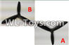 Wltoys Q323 Parts-09-01 Propellers,Main rotor blades(2pcs-1A+1B)-(1 CW+1 CCW),Wltoys Q323 RC Quadcopter Drone Spare Parts Accessories,Wltoys Model Q323-B Q323-C Q323-E Replacement Accessories