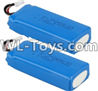 Wltoys Q323 Parts-10-02 Q323-11 7.4V 2300MAH Battery(2pcs),Wltoys Q323 RC Quadcopter Drone Spare Parts Accessories,Wltoys Model Q323-B Q323-C Q323-E Replacement Accessories