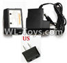 Wltoys Q323 Parts-10-04 Charger and Balance charger(With US Version Plug),Wltoys Q323 RC Quadcopter Drone Spare Parts Accessories,Wltoys Model Q323-B Q323-C Q323-E Replacement Accessories