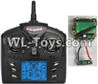 Wltoys Q323 Parts-20-01 Transmitter & Circuit board,Receiver board,Wltoys Q323 RC Quadcopter Drone Spare Parts Accessories,Wltoys Model Q323-B Q323-C Q323-E Replacement Accessories