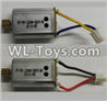 Wltoys Q323 Parts-28-02 Reversing-rotating Motor with Black and Yellow wire(1pcs) & rotating Motor with red and Black wire(1pcs),Wltoys Q323 RC Quadcopter Drone Spare Parts Accessories,Wltoys Model Q323-B Q323-C Q323-E Replacement Accessories
