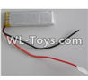 Wltoys Q323 Parts-49 3.7V 500MAH 721855 Battery,Wltoys Q323 RC Quadcopter Drone Spare Parts Accessories,Wltoys Model Q323-B Q323-C Q323-E Replacement Accessories