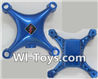 Wltoys Q343 Spare Parts-01-01 Upper and Bottom shell cover cover-Blue,Wltoys Q343 RC Quadcopter Drone Spare Parts Accessories,Wltoys Model Q343 Q343B Q343C Replacement Accessories