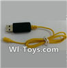 Wltoys Q343 Spare Parts-10-01 USB Charger wire,Wltoys Q343 RC Quadcopter Drone Spare Parts Accessories,Wltoys Model Q343 Q343B Q343C Replacement Accessories