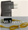 Wltoys Q343 Spare Parts-10-02 USB-To-Socket conversion plug & USB Charger wire,Wltoys Q343 RC Quadcopter Drone Spare Parts Accessories,Wltoys Model Q343 Q343B Q343C Replacement Accessories