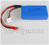 Wltoys Q353 Spare Parts-11-01 7.4V 1200MAH 20C Battery(1pcs)-Size- 64.5x30x15mm,Wltoys Q353 RC Quadcopter Drone Spare Parts Accessories,Wltoys Model Q353 Aeroamphibious Air Land Sea Mode Replacement Parts