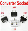 Wltoys Q353 Spare Parts-11-05 Standard Adapter Universal Converter Socket(You can choose AU,US,EU,UK Version),Wltoys Q353 RC Quadcopter Drone Spare Parts Accessories,Wltoys Model Q353 Aeroamphibious Air Land Sea Mode Replacement Parts