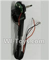Wltoys Q353 Spare Parts-26 Front and Left Motor seat assembly(with Red and Black wire)-1 set,Wltoys Q353 RC Quadcopter Drone Spare Parts Accessories,Wltoys Model Q353 Aeroamphibious Air Land Sea Mode Replacement Parts