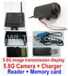 Wltoys Q393 Spare Spare Parts-26 5.8G 8ch Image transmission assembly(Include 5.8G Display screen,5.8G 720P Camera,Rearder,Memory card,USB charger,Shading board),Wltoys Q393 Q393-A Q393-C Q393-E RC Quadcopter Drone Spare Parts Accessories,Wltoys Model Q39