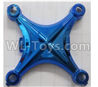 Wltoys Q606 Spare parts-01-02 Upper shell cover-Blue,Wltoys Q606 RC Quadcopter Drone Spare Parts Accessories,Wltoys Model Q616 Mini Drone Replacement Accessories