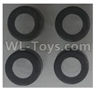 Wltoys Q606 Spare parts-07 0879 Upper Shock absorber ring for the Motor(4pcs),Wltoys Q606 RC Quadcopter Drone Spare Parts Accessories,Wltoys Model Q616 Mini Drone Replacement Accessories