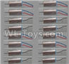 Wltoys Q606 Spare parts-11-01 Main motor with Black and White Wire(8pcs-(CW) & Main motor with Red and Blue wire(8pcs-CCW),Wltoys Q606 RC Quadcopter Drone Spare Parts Accessories,Wltoys Model Q616 Mini Drone Replacement Accessories