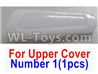 Wltoys Q616 Parts-03-02 Number 1 Rear Left lamp cover for the Upper shell cover,Wltoys Q616 RC Quadcopter Drone Spare Parts Accessories,Wltoys Model Q616 Replacement Accessories