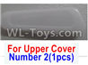 Wltoys Q616 Parts-04 Number 2 Rear Right lamp cover for the Upper shell cover,Wltoys Q616 RC Quadcopter Drone Spare Parts Accessories,Wltoys Model Q616 Replacement Accessories