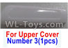 Wltoys Q616 Parts-05 Number 3 Front Right lamp cover for the Upper shell cover,Wltoys Q616 RC Quadcopter Drone Spare Parts Accessories,Wltoys Model Q616 Replacement Accessories